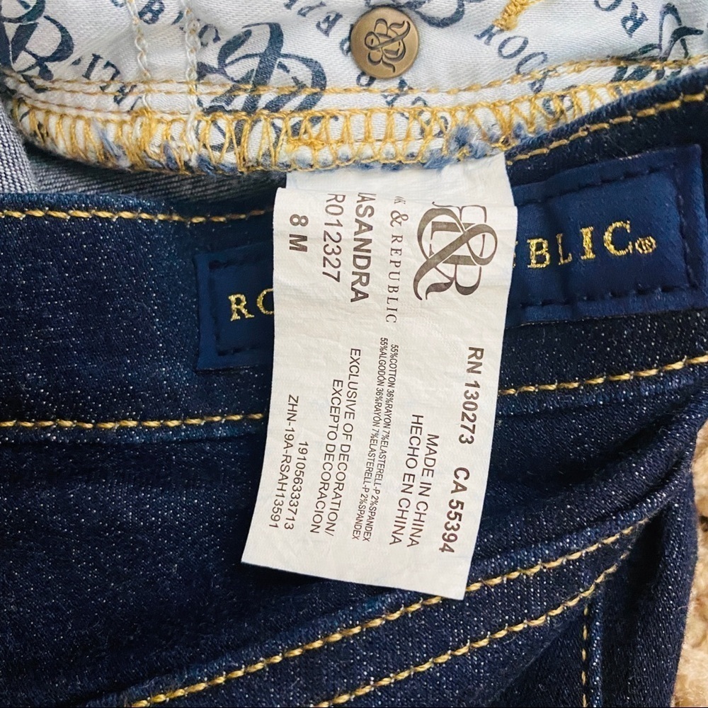 Rock & Republic Kasandra Bootcut Dark Wash Jeans~8 - Picture 8 of 12